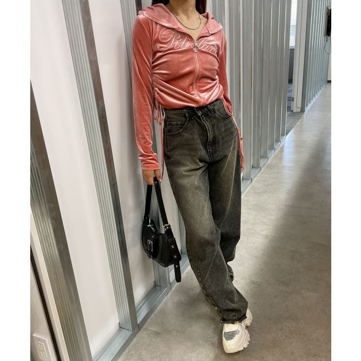 サイドドロストベロアパーカー[品番：WG010092468]｜WEGO【WOMEN