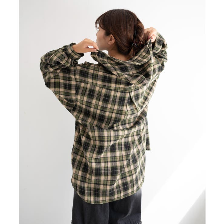 キャップフーディーチェックシャツ | WEGO【WOMEN】 | 詳細画像5 