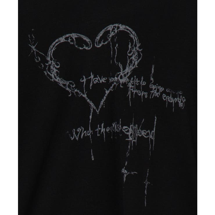 ハートグラフィックフードトップス[品番：WG010092482]｜WEGO【WOMEN