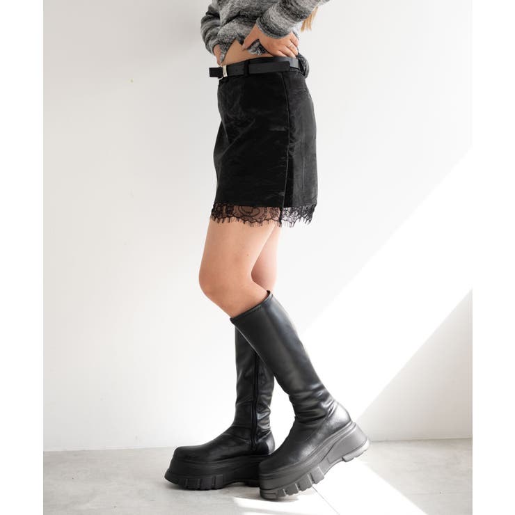 ワッシャーレースミニスカパン | WEGO【WOMEN】 | 詳細画像4 