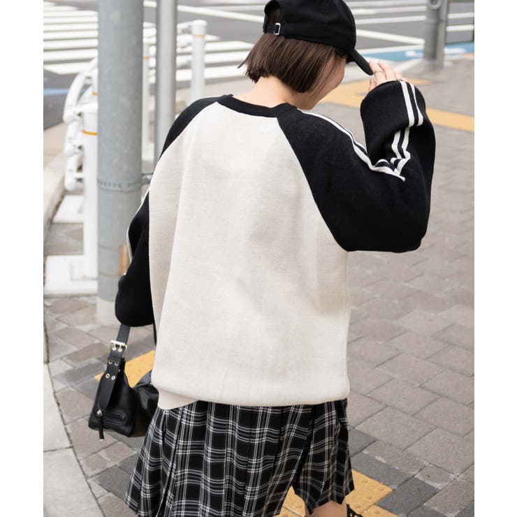 ゲームグラフィックラグランジャガードニット | WEGO【WOMEN】 | 詳細画像6 