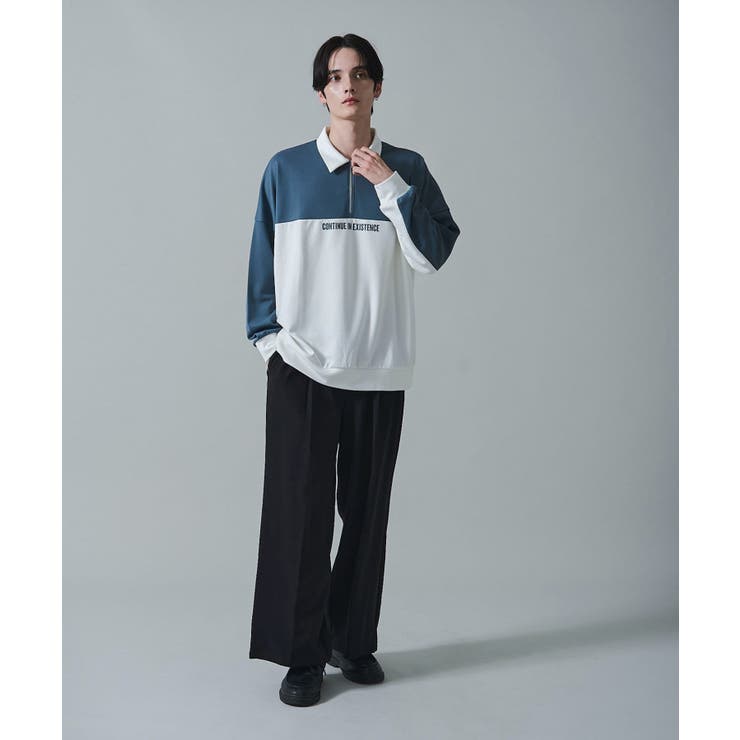 ドルマンポンチハーフZIPプルオーバー | WEGO【MEN】 | 詳細画像8 
