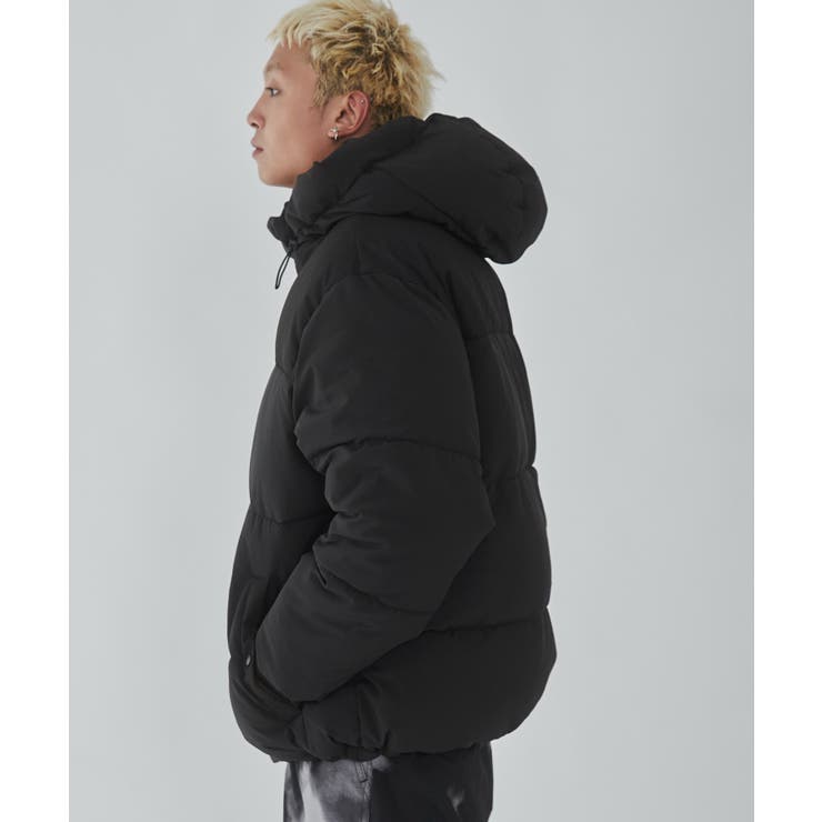 カラーブロックパテッドフードブルゾン | WEGO【MEN】 | 詳細画像18 