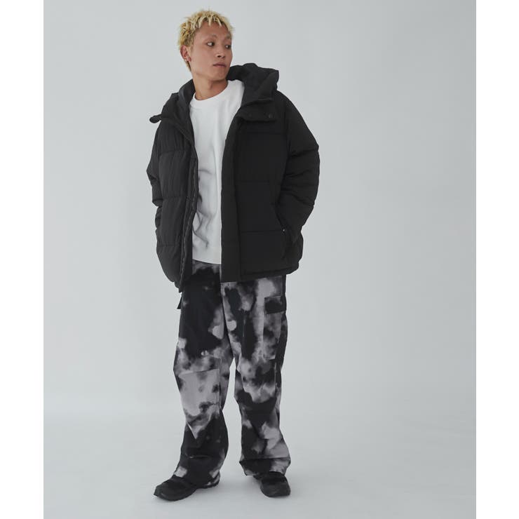 カラーブロックパテッドフードブルゾン | WEGO【MEN】 | 詳細画像19 