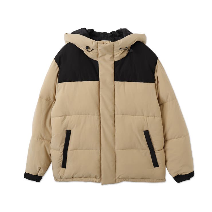 カラーブロックパテッドフードブルゾン | WEGO【MEN】 | 詳細画像20 