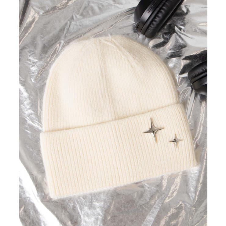スタッズ付ニットビーニー | WEGO【MEN】 | 詳細画像1 