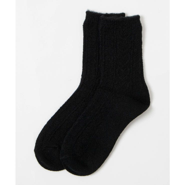 ぽかぽか裏起毛ハートケーブルソックス | WEGO【WOMEN】 | 詳細画像4 