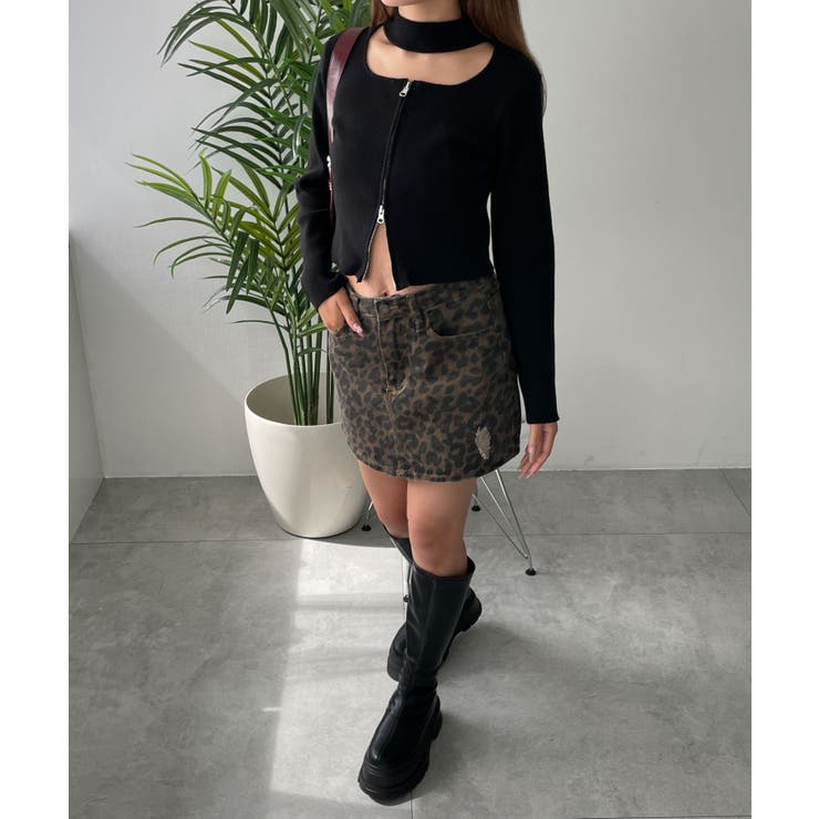 チョーカーダブルジップニット | WEGO【WOMEN】 | 詳細画像15 