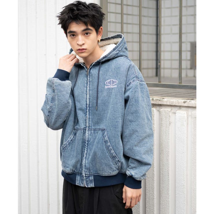 【お取り寄せ】 ワーカーズボアフードブルゾン[品番：WG010092621]｜WEGO【MEN ジャケット・アウター