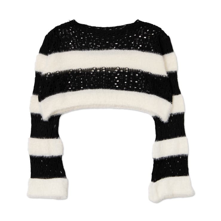 マテリアルスイッチボーダーニット | WEGO【WOMEN】 | 詳細画像13 