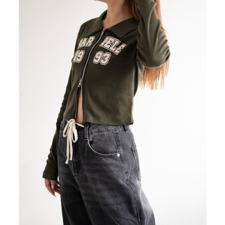 WジップナンバリングロゴロンT | WEGO【WOMEN】 | 詳細画像5 