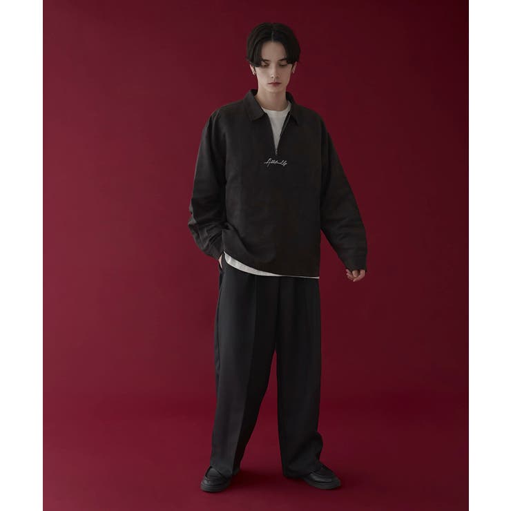 フェイクスウェードハーフZIPシャツ (LS)[品番：WG010092634]｜WEGO【MEN】（ウィゴー）のメンズファッション通販｜SHOPLIST（ショップリスト）