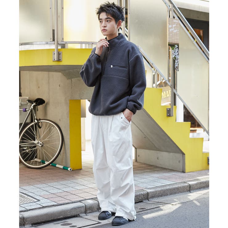 フリース ハーフZIPプルオーバー[品番：WG010092640]｜WEGO【MEN