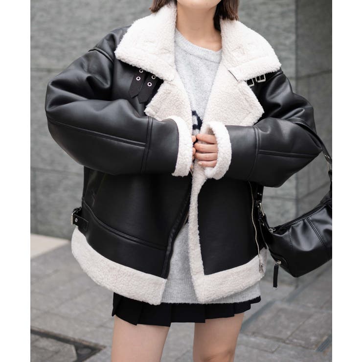 ボアフライトジャケット [品番：WG010092646]｜WEGO【WOMEN】（ウィゴー）のレディースファッション通販｜SHOPLIST（ショップリスト）