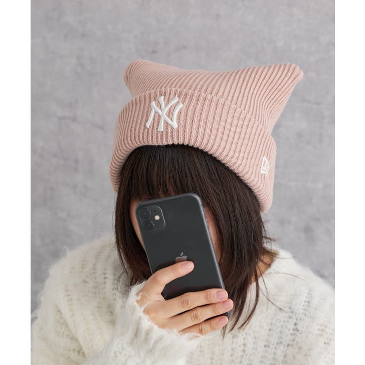 ∴WEGO/別注NEWERA CAT EAR KNIT（ニットキャップ/ビーニー