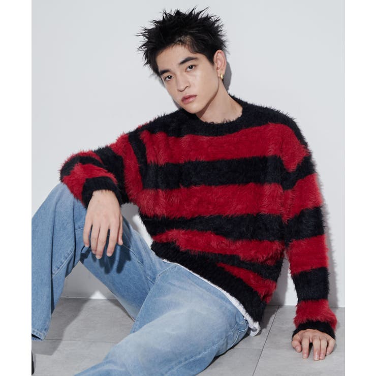 フェザーボーダープルオーバー[品番：WG010092681]｜WEGO【MEN  