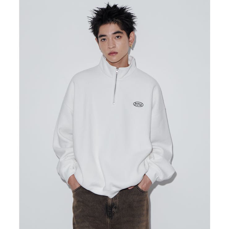 ワンポイントハーフジッププルオーバー | WEGO【MEN】 | 詳細画像1 