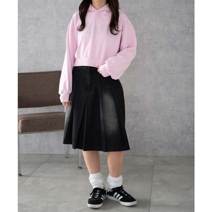 ラインストーンショートプルパーカー | WEGO【WOMEN】 | 詳細画像2 