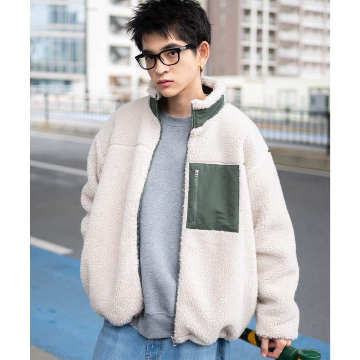 ベージュ | ボアブルゾン | WEGO【MEN】