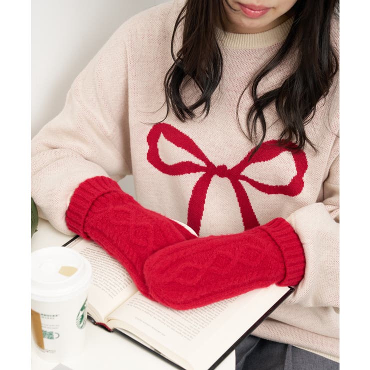 ケーブルミトングローブ | WEGO【WOMEN】 | 詳細画像1 