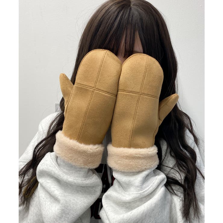 ムートンミトングローブ[品番：WG010092749]｜WEGO【WOMEN