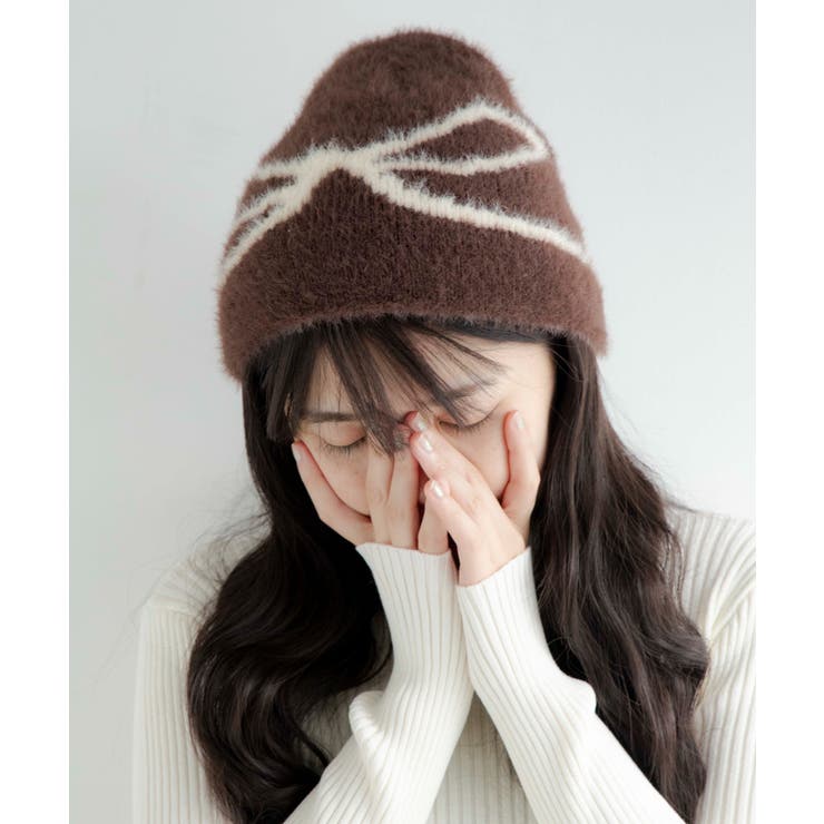 リボンシャギーニットキャップ | WEGO【MEN】 | 詳細画像1 