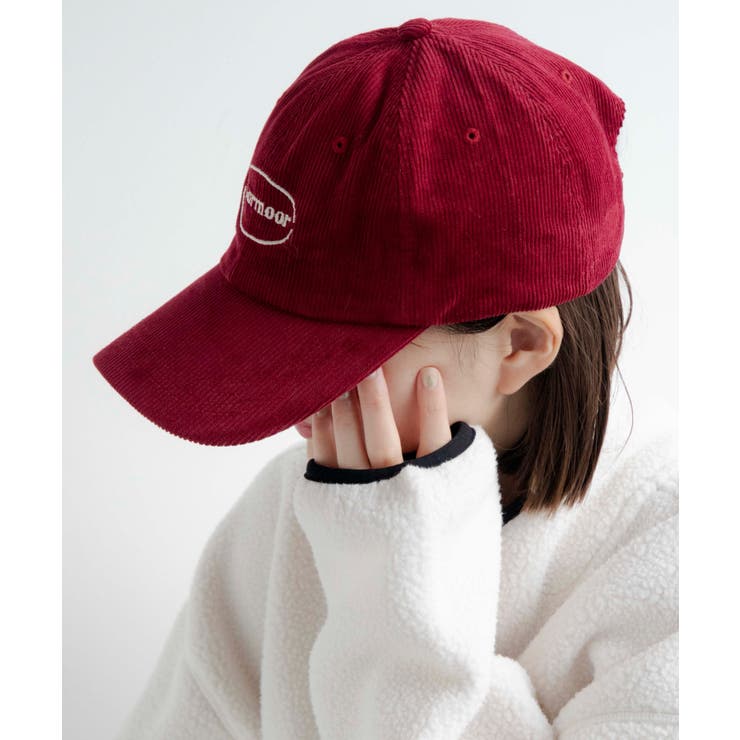 ワイン | ワンポイントロゴコーデュロイキャップ | WEGO【MEN】