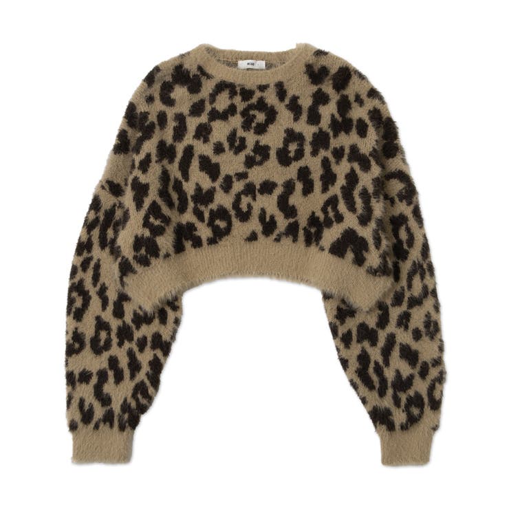レオパードシャギーニットプルオーバー | WEGO【WOMEN】 | 詳細画像8 