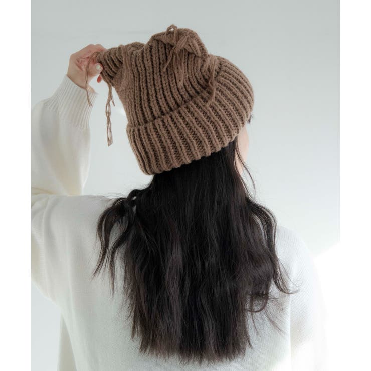 ローゲージネコミミニット キャップ[品番：WG010092787]｜WEGO【MEN】（ウィゴー）のメンズファッション通販｜SHOPLIST（ショップリスト）