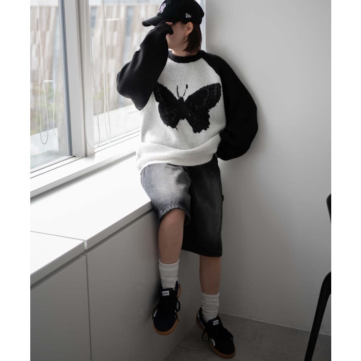 フラッフィーグラフィックBIGニットプルオーバー | WEGO【WOMEN】 | 詳細画像13 