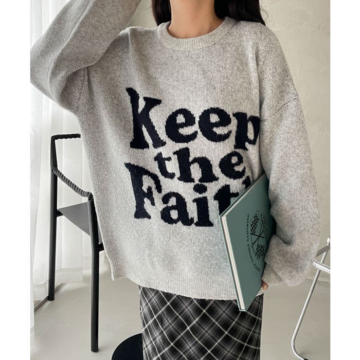 フラッフィーグラフィックBIGニットプルオーバー | WEGO【WOMEN】 | 詳細画像27 