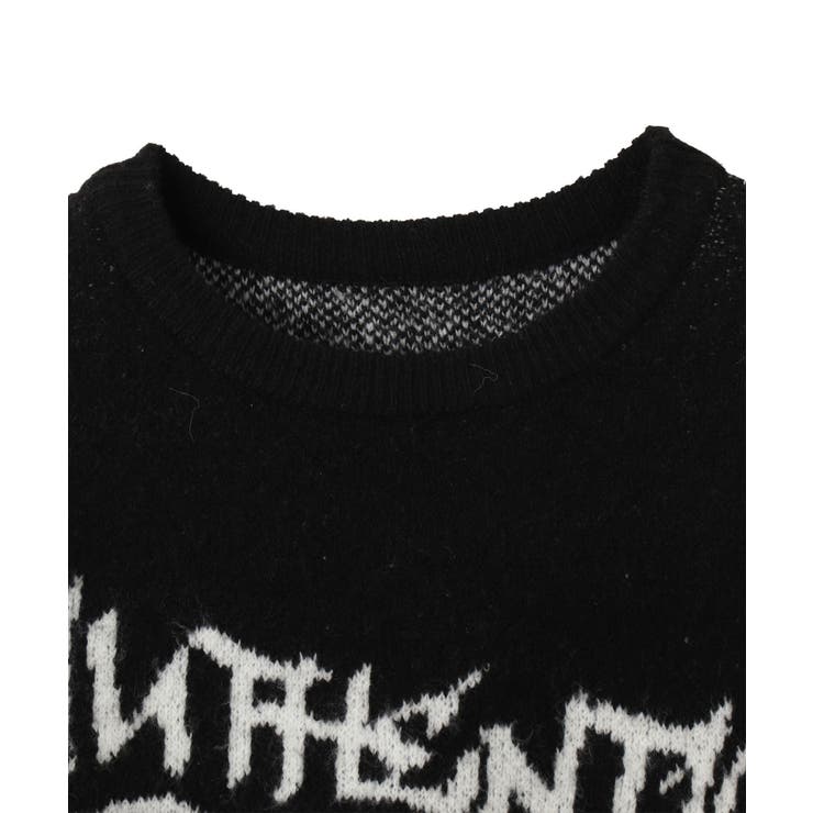 フラッフィーグラフィックBIGニットプルオーバー | WEGO【WOMEN】 | 詳細画像66 