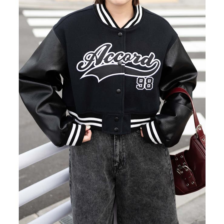 スタジアムロゴショートスタジャン[品番：WG010092799]｜WEGO【WOMEN