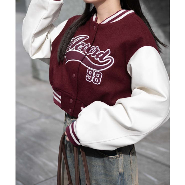 スタジアムロゴショートスタジャン[品番：WG010092799]｜WEGO