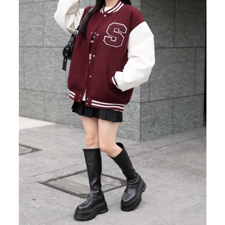 バックナンバリングビッグスタジャン[品番：WG010092800]｜WEGO【WOMEN