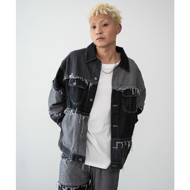 クレイジーパターンデニムジャケット[品番：WG010092818]｜WEGO
