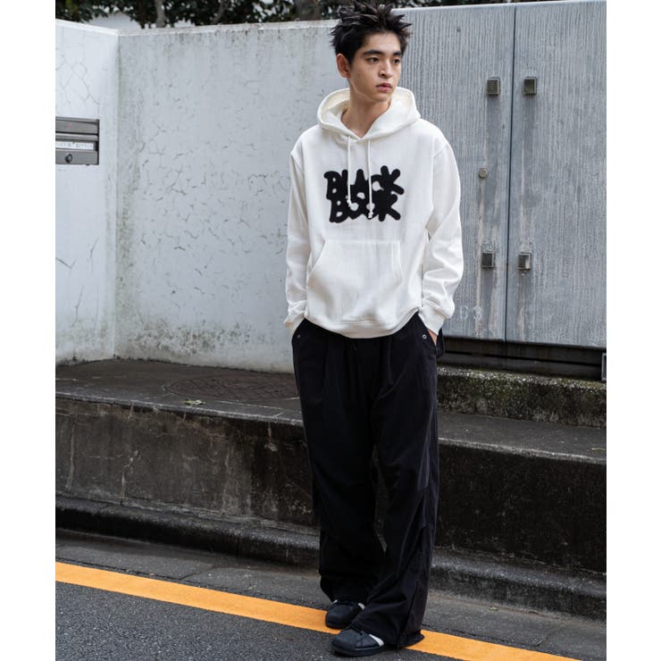 リラックスフィットスプレーグラフィックパーカー[品番