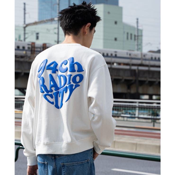 リラックスフィットハートロゴプルオーバー | WEGO【MEN】 | 詳細画像1 