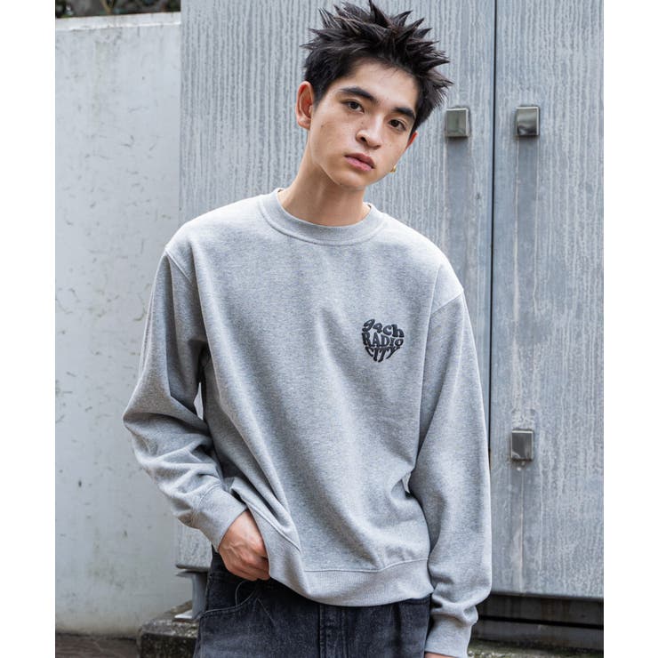 リラックスフィットハートロゴプルオーバー | WEGO【MEN】 | 詳細画像10 