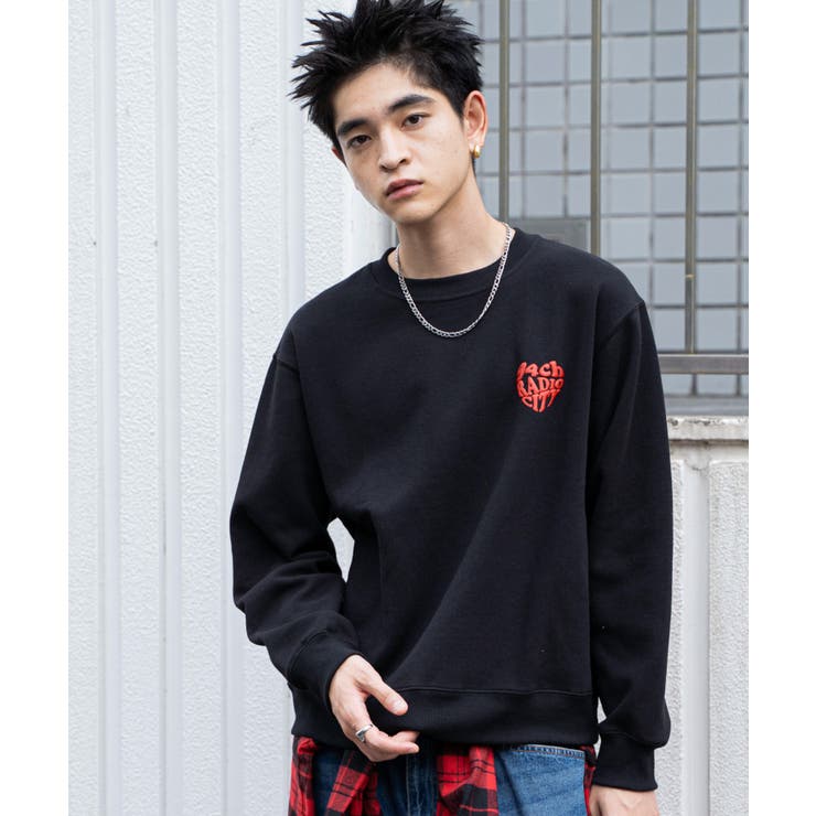 リラックスフィットハートロゴプルオーバー | WEGO【MEN】 | 詳細画像14 