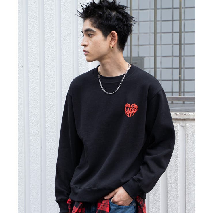 リラックスフィットハートロゴプルオーバー | WEGO【MEN】 | 詳細画像15 