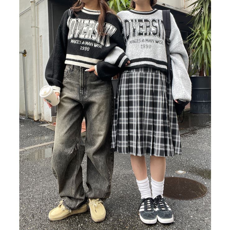 ラインリブフラッフィーショートニット | WEGO【WOMEN】 | 詳細画像2 