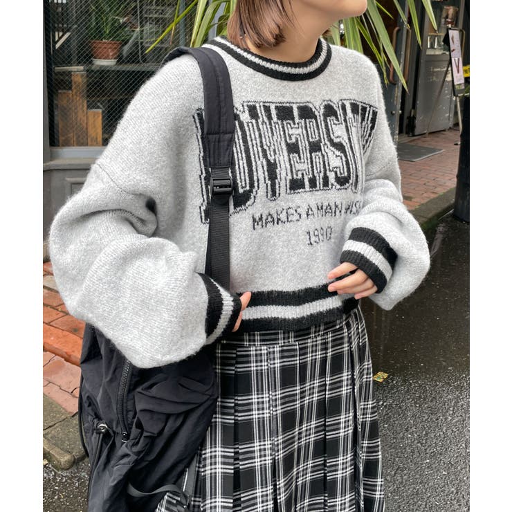 ラインリブフラッフィーショートニット | WEGO【WOMEN】 | 詳細画像15 
