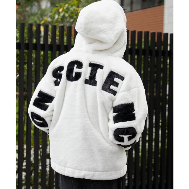 ファーフードグラフィックブルゾン | WEGO【MEN】 | 詳細画像1 