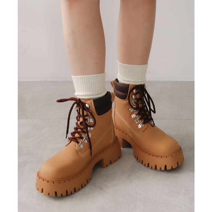 厚底トレッキングブーツ[品番：WG010092870]｜WEGO【WOMEN