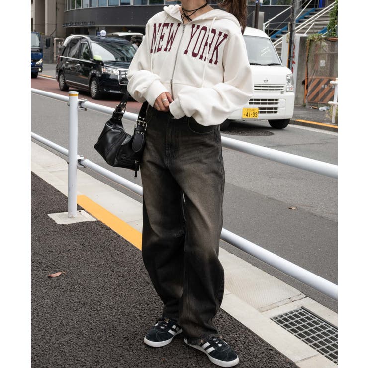 NEWYORK裏起毛ZIPパーカー[品番：WG010092872]｜WEGO【WOMEN