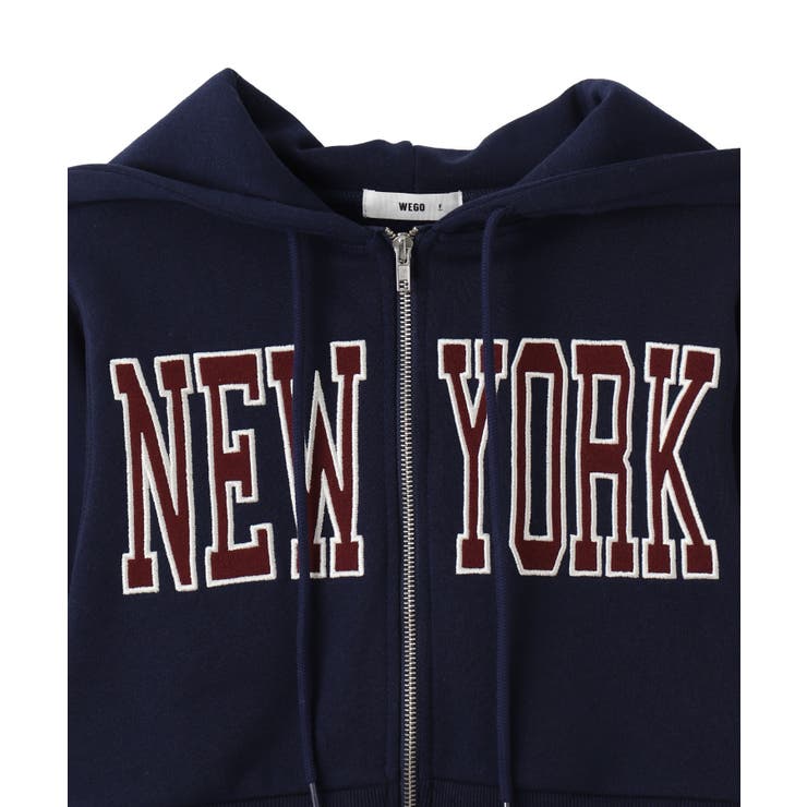 NEWYORK裏起毛ZIPパーカー[品番：WG010092872]｜WEGO【WOMEN