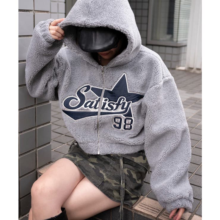 ロゴショートボアパーカー | WEGO【WOMEN】 | 詳細画像13 