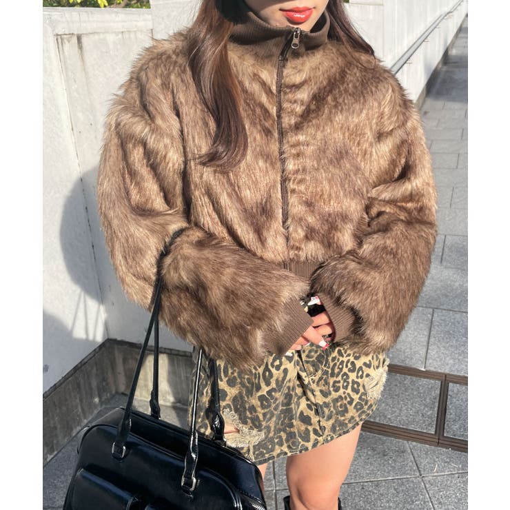 ミックスフェイクファーブルゾン[品番：WG010092880]｜WEGO【WOMEN