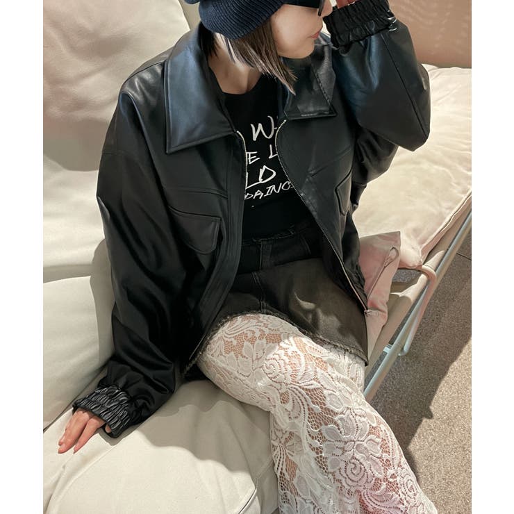 PUショートブルゾン[品番：WG010092881]｜WEGO【WOMEN